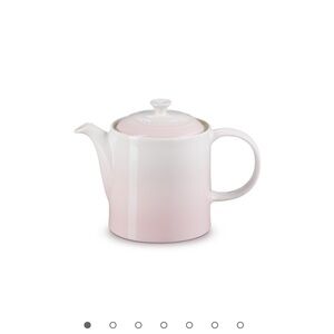 Le Creuset Pink and White Teapot